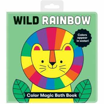 Mudpuppy Color Magic Bath Book Wild Rainbow carte pentru apă