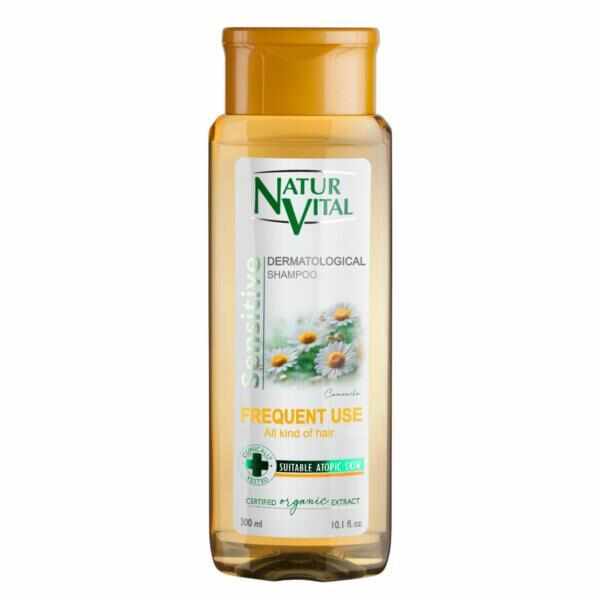 Sampon natural cu galbenele NaturVital, 300 ml