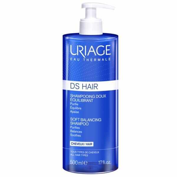 Sampon reechilibrant DS Hair, Uriage, 500 ml