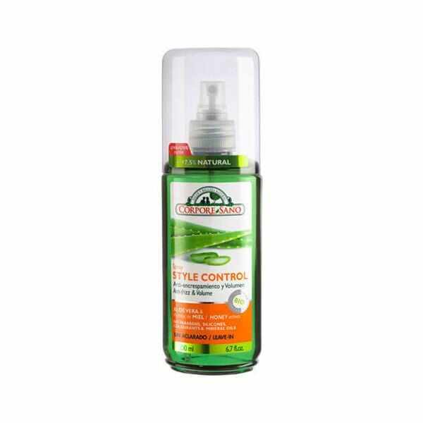 Spray pentru păr pentru volum și formă cu extract de Aloe Vera BIO,Corpore Sano Style Control Spray, 200 ml