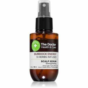 The Doctor Burdock Energy 5 Herbs Infused ser fortifiant pentru par si scalp deteriorat