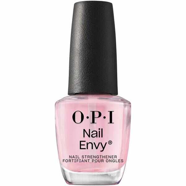 Tratament pentru Intarirea Unghiilor - OPI Nail Envy Strength + Color, Pink To Envy, 15 ml
