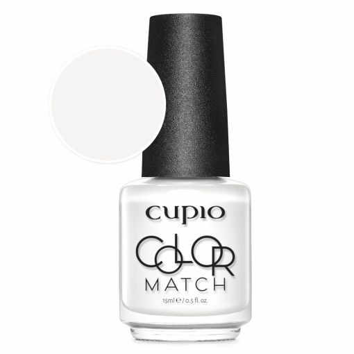 Cupio Lac de unghii Color Match - Icy White 15ml