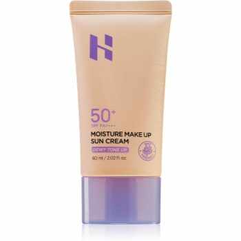 Holika Holika Moisture Make Up Sun Cream crema de fata cu efect de protectie SPF 50+