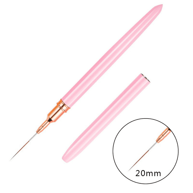 Pensula Pictura Liner Gold Pink 20mm. - GP-20MM - Everin.ro