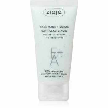 Ziaja Face Mask + Scrub with Elagic Acid masca exfolianta