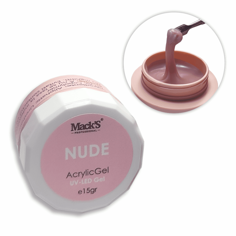 AcrylicGel Nude 15g Macks - M-NUDE-15 - Everin.ro