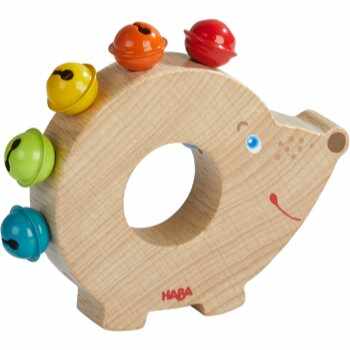 Haba Wooden Rattle Hedgehog jucărie zornăitoare din lemn