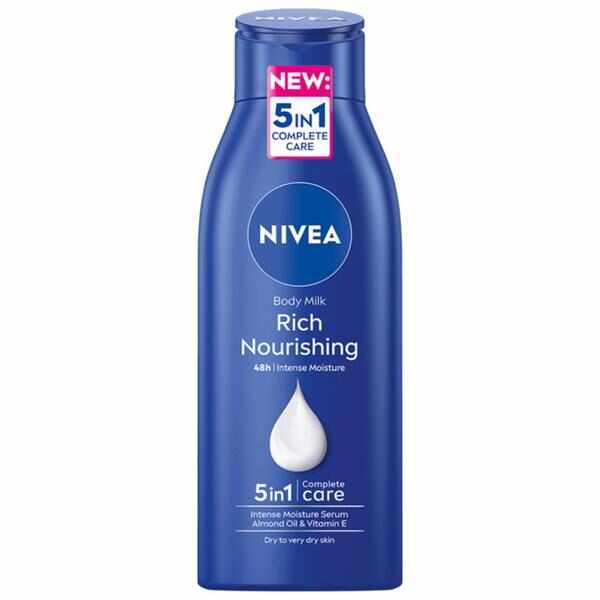 Lapte de Corp - Nivea Rich Nourishing Body Milk, 250 ml