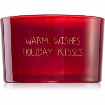 My Flame Winter Wood Warm Wishes Holiday Kisses lumânare parfumată