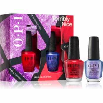 OPI Nail Lacquer Terribly Nice set cadou Rebel With A Clause(pentru unghii)