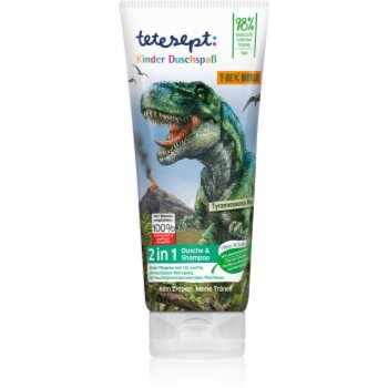 Tetesept Shower Gel & Shampoo T-Rex World gel de duș și șampon delicat pentru copii