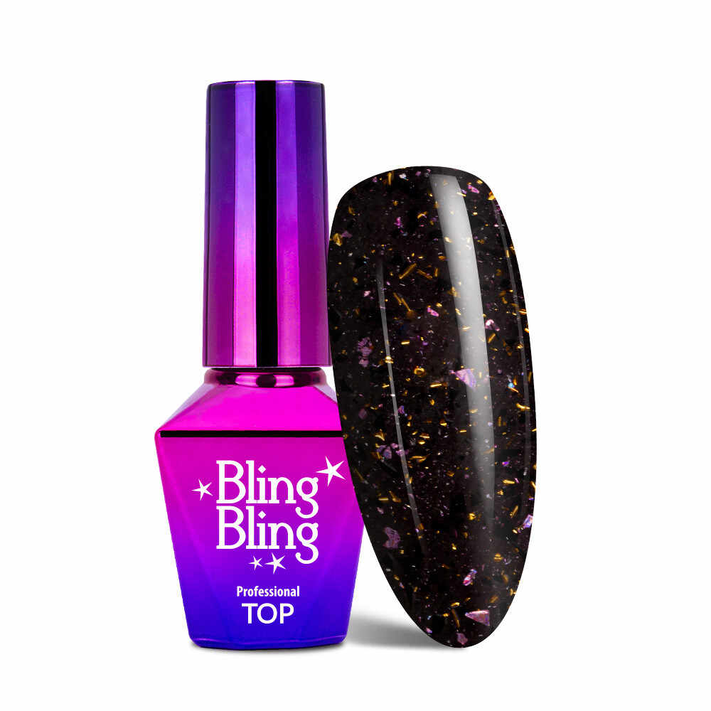 Top Coat Bling Bling Molly Lac- Chicky 01 - BLING-01 - Everin.ro
