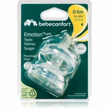 Bebeconfort Emotion Physio Slow Flow tetină pentru biberon