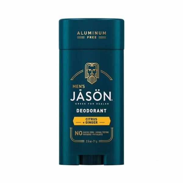 Deodorant Solid cu Citrice si Ghimbir - Jason Men's Deodorant Citrus & Ginger, 71 g