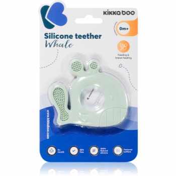 Kikkaboo Silicone Teether Whale jucărie pentru dentiție