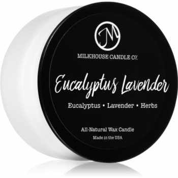 Milkhouse Candle Co. Creamery Eucalyptus Lavender lumânare parfumată Sampler Tin