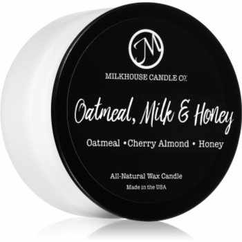 Milkhouse Candle Co. Creamery Oatmeal, Milk & Honey lumânare parfumată Sampler Tin