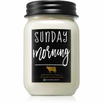 Milkhouse Candle Co. Farmhouse Sunday Morning lumânare parfumată Mason Jar