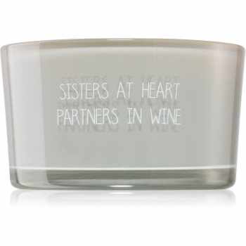 My Flame Candle With Crystal Sisters At Heart, Partners In Wine lumânare parfumată