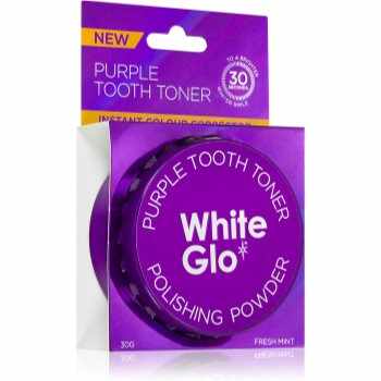 White Glo Purple Tooth Toner Powder pudra pentru albirea dintilor