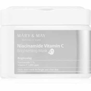 MARY & MAY Niacinamide Vitamin C Brightening Mask set de măști textile pentru o piele mai luminoasa
