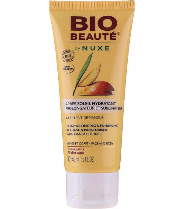 Crema pentru Prelungirea si Evidentierea Bronzului cu Extract de Mango BIO, NUXE Tan-Prolonging After Sun, 50 ml 