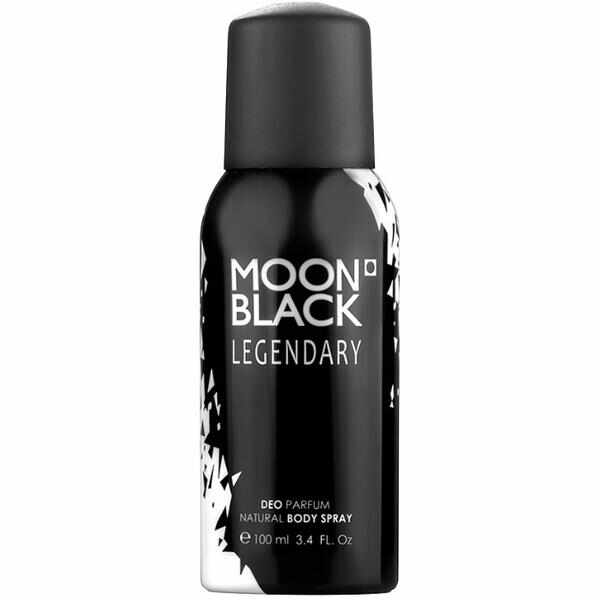 Deodorant Spray Moon Black Legendary Florgarden, Barbati, 100ml