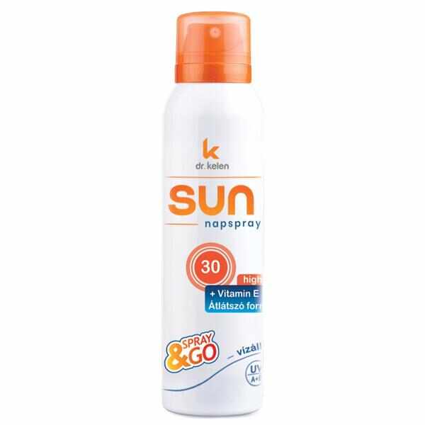 Spray pentru Protectie Solara Spray&GO Bronz Sun SPF30 Dr. Kelen, 150 ml