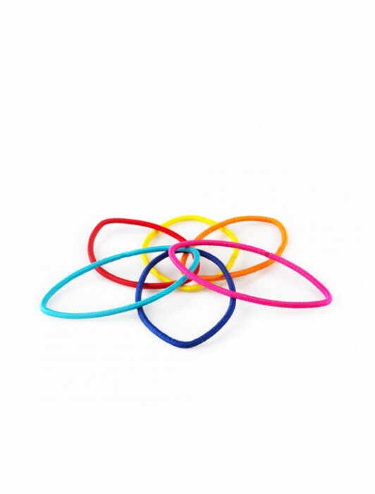 Set 24 elastice ecologice multicolore
