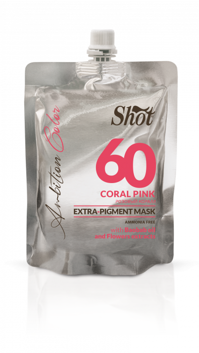 Masca coloranta si hidratanta EXTRA PIGMENT Nr 60 - Shot - CORAL PINK