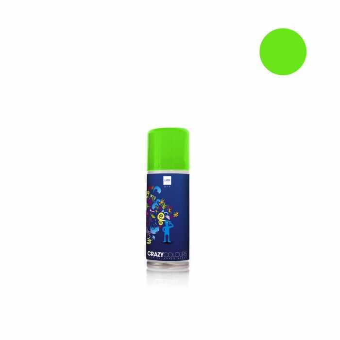 Spray colorant pentru par CRAZY COLOURS - colorare temporara - VERDE