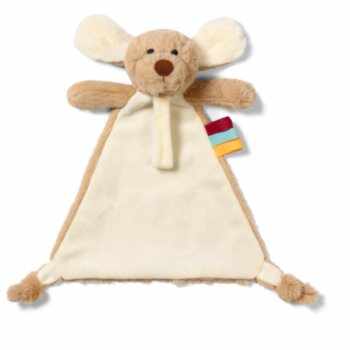 BabyOno Have Fun Cuddly Toy with a Dummy Holder jucărie de pluș cu clips