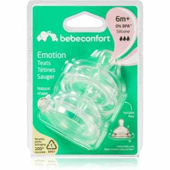 Bebeconfort Emotion Medium to Rapid Flow tetină pentru biberon