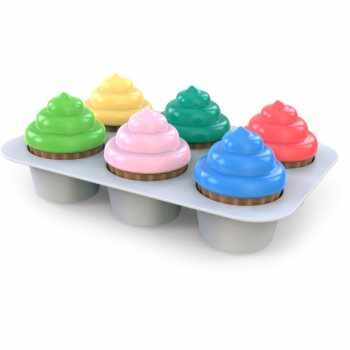 Bright Starts Cupcakes jucărie interactivă cu piese care se pot insera