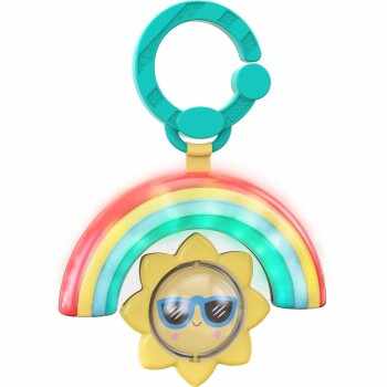 Bright Starts Rainbow jucărie suspendabilă contrastantă cu melodie