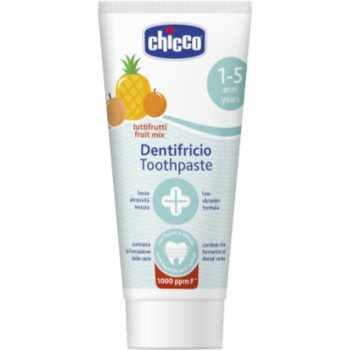 Chicco Toothpaste Fruit Mix pasta de dinti pentru copii cu flor