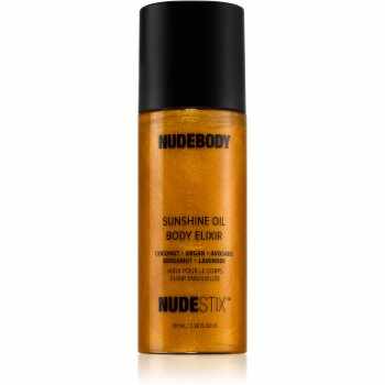 Nudestix Nudebody Sunshine Oil Body Elixir ulei de corp hidratant cu efect delicat de bronz