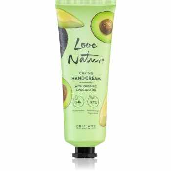 Oriflame Love Nature Organic Avocado Oil crema de maini hranitoare cu avocado