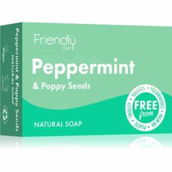 Friendly Soap Natural Soap Peppermint & Poppy Seeds săpun natural