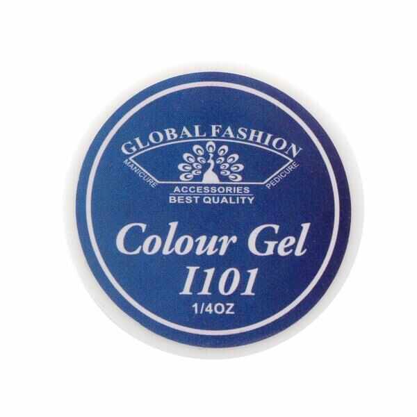 Gel color unghii, vopsea de arta, Royal Blue, Global Fashion, 5gr, I101