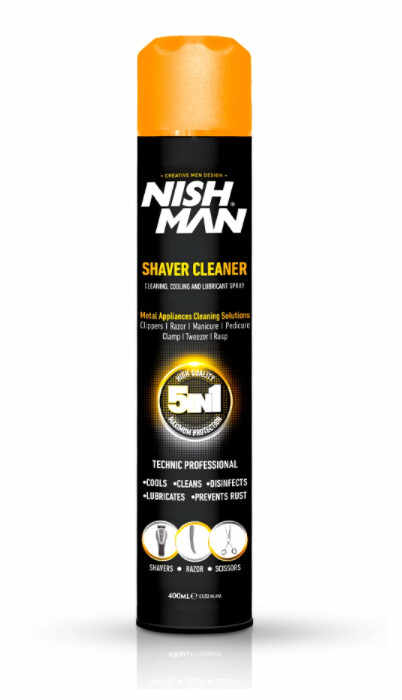 NishMan Spray 5 in 1 pentru masinile de tuns 400ml