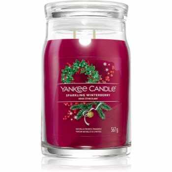 Yankee Candle Sparkling Winterberry lumânare parfumată Signature