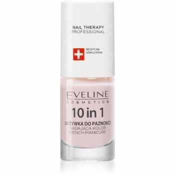 Eveline Cosmetics Nail Therapy 10 in 1 balsam pentru unghii cu keratina
