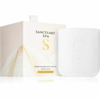 Sanctuary Spa Golden Sandalwood lumânare parfumată
