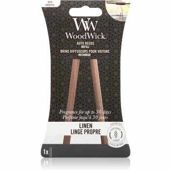 Woodwick Linen parfum pentru masina rezervă