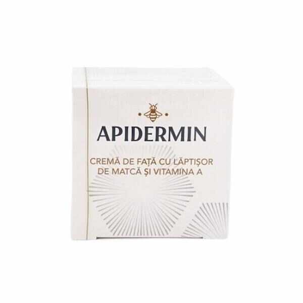 Apidermin Crema de Fata cu Laptisor de Matca, Vitamina A - Complex Apicol Veceslav Harnaj, 50 ml
