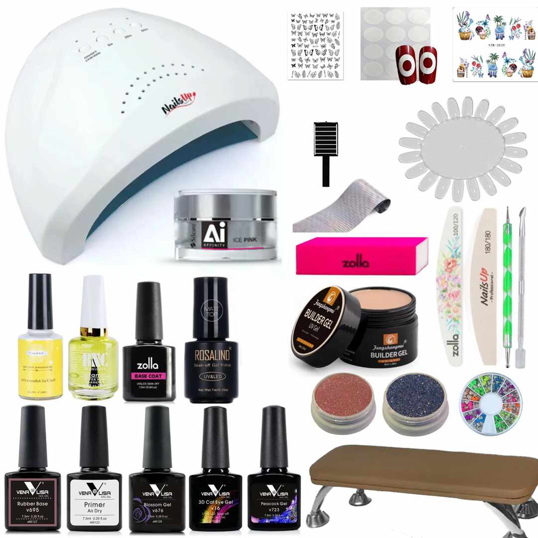 Kit Unghii Gel Profesional Complet NailsUp