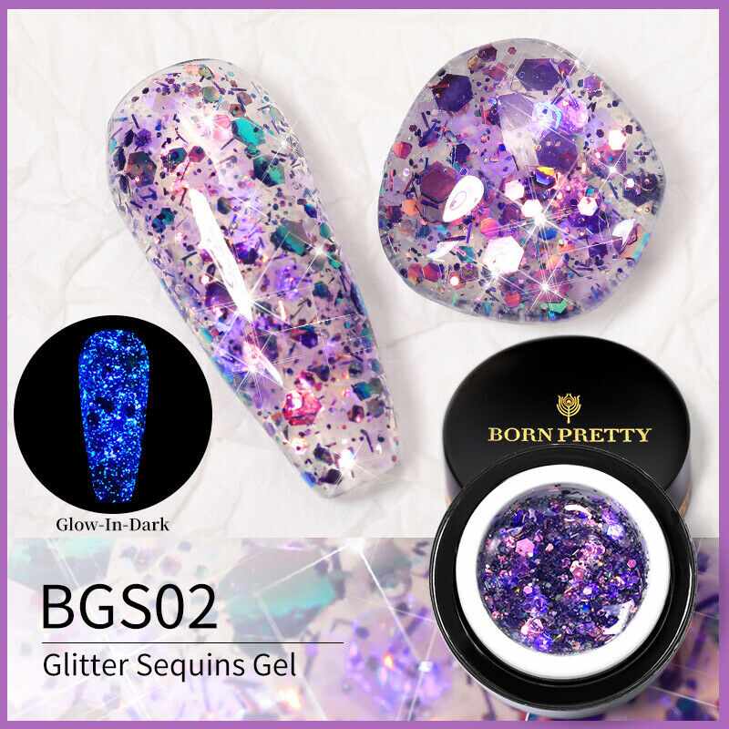 Gel Glitter Luminos Born Pretty 5g - BGS02