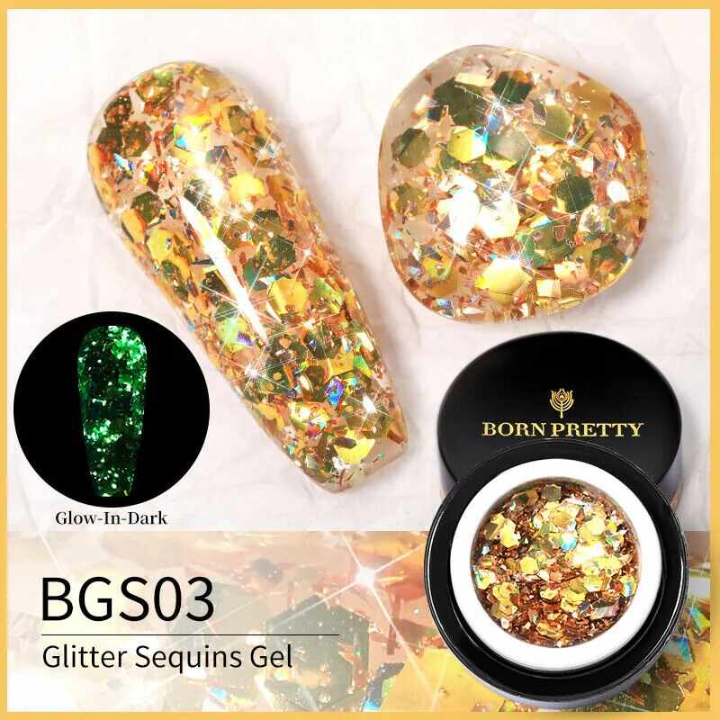 Gel Glitter Luminos Born Pretty 5g - BGS03